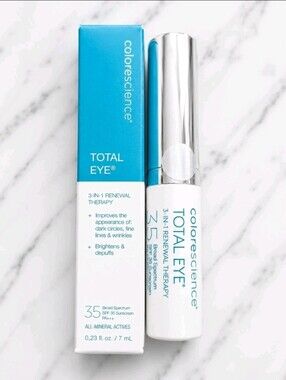 Colorscience MEDIUM Total Eye 3 In 1 Renewal Therapy SPF 35, .23 oz NIB! SEALED!